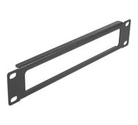 Delock Pannello armadio di rete 10″ con apertura 1U nero