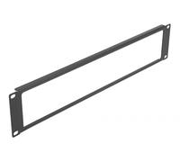 Delock Pannello armadio di rete 19″ con apertura 2 U nero