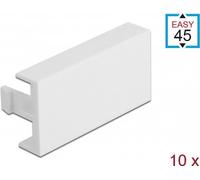 Delock Pannello cieco Easy 45 moduli 45 x 22,5 mm 10 pezzi bianco NEW