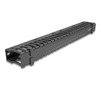 Delock Pannello di gestione dei cavi da 19? con 3 aperture 1U nero 67022