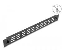 Delock Pannello per armadio di rete da 19? con fessure di ventilazione 66985
