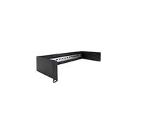 Delock Pannello per Guida DIN da 19", 2 U, Nero