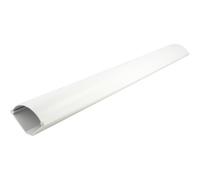 Delock Passacavi angolare 73 x 42 mm lunghezza 1 m bianco Bianco PVC 20716