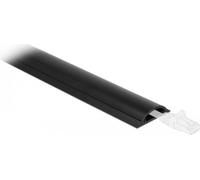DeLOCK Passacavo 50 x 12 mm - lunghezza 1 m nero (Delock kabelkanal) NEW