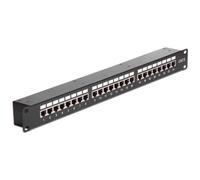 Delock Patch-Panel mit Kopplern - CAT 6 - STP - RJ-45 X 24 -