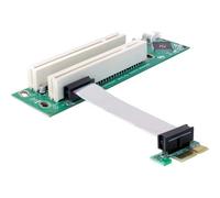 Delock PCI-E/2x PCI PCIe PCI Verde Bianco 0,07 m Scheda Riser PCI 41341