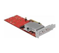DeLOCK - Pci Express Card > 2 X Internal M. 2 - Schnittstellenadapter - M. 2 Card Low-profile - Pcie 3.0 X8 (90305)