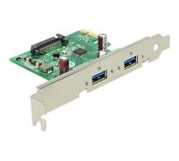 Delock PCI Express card> 2 x USB 3.0 USB-Adapter Controllore Serial 89391