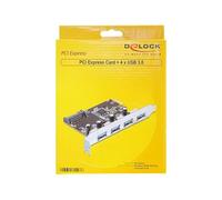Delock PCI Express Card> 4 x USB3.0 USB Controller di memoria 89297