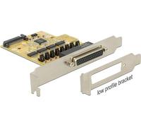 Delock PCI Express Card a 4 x seriale con alimentazione di tensione (89447) NEW