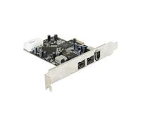 DELOCK 89153 - Scheda PCIe, 3 porte, 1394b/1394a FireWire