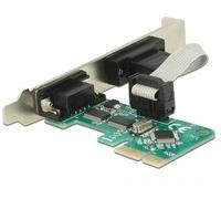 Delock PCI Express Karte> 2 x Seriell RS-232 Adattatore Digitale/dati 89918
