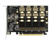 Delock PCI Express x16 Karte zu 4 x intern NVMe M.2 Key M Bifurcation 89017