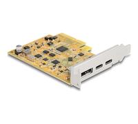 DELOCK 90161 - PCIe x4 > 2x USB 3.1 esterno di tipo C, uscita video