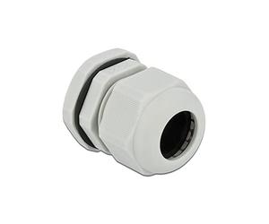Delock PG21 - Raccordo per cavi, 10 pezzi, colore: Grigio