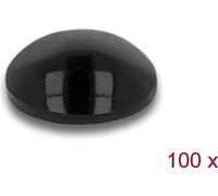 Delock piedini in gomma rotondi autoadesivi 5 x 2 mm 100 pezzi neri