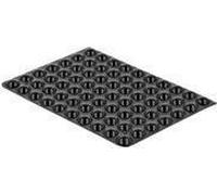 Delock piedini in gomma rotondi autoadesivi 8 x 3 mm 70 pezzi neri