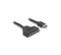 DeLOCK - Power Over eSATA-Kabel - 11-polig USB/eSATA - SATA-Anschluss (22 Pin) - 50 cm