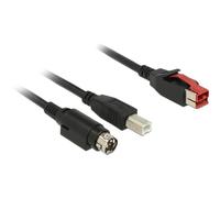 Delock Powered USB-CavoUSB PlusPower 24 V Cavo Digitale/dati 3 m USB 85489