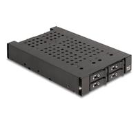 DeLOCK Rack mobile da 3.5″ per 4 x M.2 NVMe SSD con connettore Slim SAS SFF-8654 [47072]