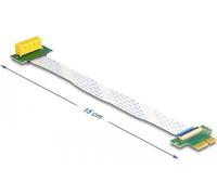 Delock Riser card PCI Express x1 maschio a x1 slot angolato a 90° con cavo FPC da 15 cm