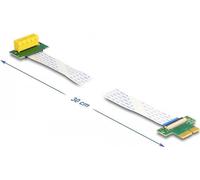 Delock Riser card PCI Express x1 maschio a x1 slot angolato a 90Ã‚Â° con cavo FPC 30 cm NEW