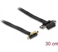 Delock riser card PCI Express x1 maschio angolato a 90° per slot x1 con cavo da 30 cm NEW