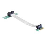 DELOCK RISER CARD PCI EXPRESS X1 WITH FLEXIBLE CABLE LEFT INSERTION