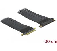 Delock Riser Karte PCI Express x8 zu x8 mit flexiblem Kabel 30 cm NEW