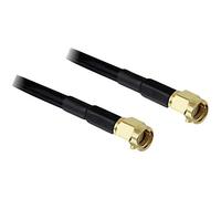 DELOCK RP-SMA - RP-SMA, 2M CABLE COAXIAL NEGRO