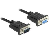 Delock RS-232 Sub-D9 - Cavo seriale da maschio a femmina, 0,5 m
