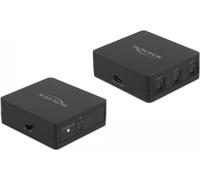 Delock S/PDIF TOSLINK Splitter 1 In 3 Out con alimentazione USB NEW