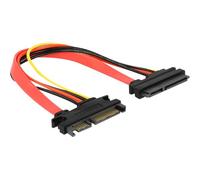 Delock SATA Cable 0.2m 0,2 m SATA I Maschio/Femmina Rosso Extension 84362