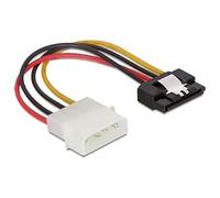 DeLOCK SATA HDD > 4pin male with metal clip - straight