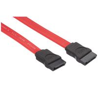 DeLOCK SATA Kabel 30cm gerade/gerade 0,3 m rot