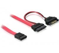 Delock Kabel SATA Slim 13pin Buchse > 7+15p 1-Pack