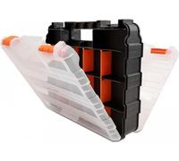 Delock Scatola assortimento con 34 scomparti 320 x 270 x 80 mm arancione/nero NEW