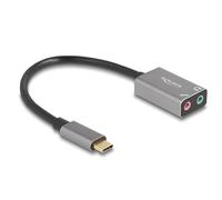 DELOCK Scheda audio esterna USB Type-C con 2 x 3,5 mm Klink-Bu