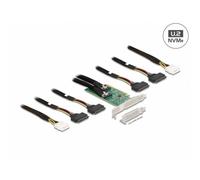 DeLOCK Scheda PCI Express 4.0 x16 a 4 x SFF-8639 NVMe - Biforcazione - Fattore d