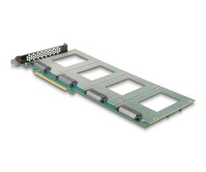 Delock Scheda PCI Express 4.0 x16 a 4 x U.2 NVMe interni SFF-8639 - - Nouvo