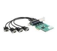 Delock Scheda PCI Express per 4 x seriale RS-232 ad alta velocità 921K con alimentatore NEW