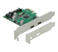 DELOCK 90493 - PCIe x1 > 2 USB 3.0 esterne tipo C.