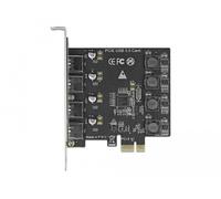 DeLOCK Scheda PCI Express x1 per 4 x USB Tipo-A femmina SuperSpeed USB [USB 3.2 Gen 1] (Delock - USB-adapter - PCIe 2.0 - USB) - Nouvo