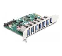 Delock Scheda PCI Express x1 per 7 x USB 5 Gbps Tipo-A femmina PCIe 90104