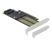 DELOCK 90486 - PCIe x16 > 2 x M.2 Key B + 1 x mSATA