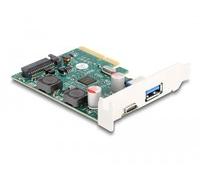Delock Scheda PCI Express x4 per 1 x USB 10 Gbps Type-C femmina 90107
