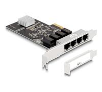 88618 PCIe x4 auf 4 x RJ45 Gbit, LAN-AdapterRealtek RTL8111H 4043619886180
