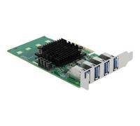 Delock Scheda PCI Express x4 per 4 x USB 3.0 esterna Quad Channel 89048