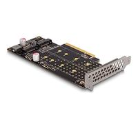 Delock Scheda PCI Express x8 per 2 x interne NVMe M.2 Key M - Bifurcation