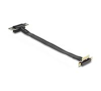DeLOCK Scheda riser PCI Express x1 maschio 90° angled to x1 slot a 90° con cavo da 30 cm